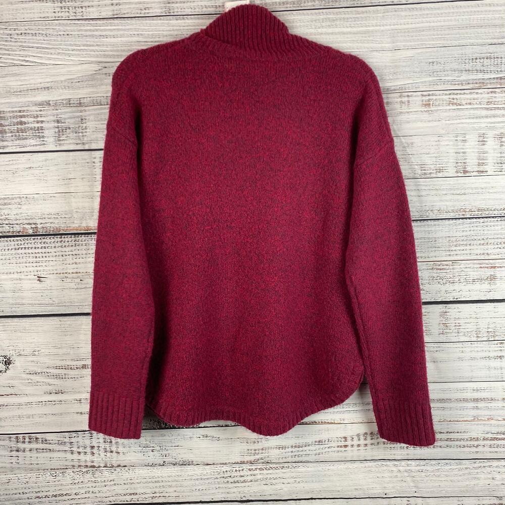 French Connection Jeanie Mock Neck Pullover Wool Blend Oversized XS - Picture 4 of 4